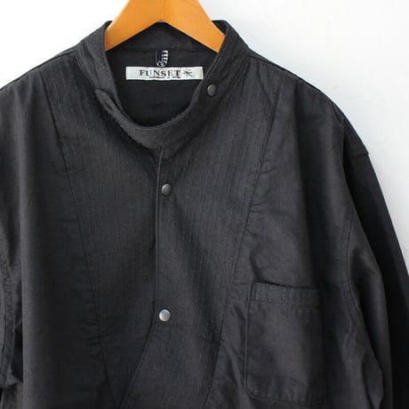 **再入荷** FUNSET OF ART ファンセットオブアート　WAGESAプルシャツ　＃ブラック　【送料無料】