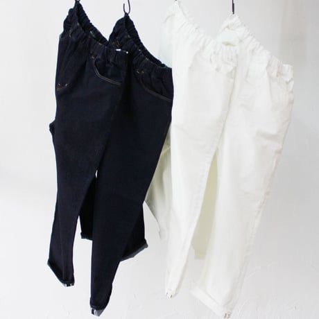 TRAVAIL MANUEL トラバイユマニュアル　セルビッチデニム5P パンツ　♯インディゴ、ホワイト、ライトグレー　【送料無料】