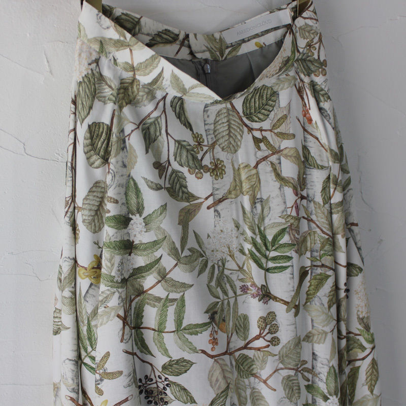 美品 アシードンクラウド ゴブラン生地/ツイード エプロンスカート 日本製 美品 アシードンクラウド ゴブラン生地/ツイード エプロン