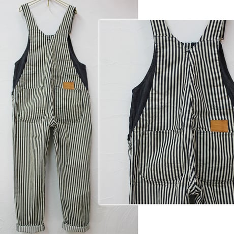 FUNSET OF ART ファンセットオブアート　ヒッコリーフィッシャーマンオーバーオール　#インディゴ