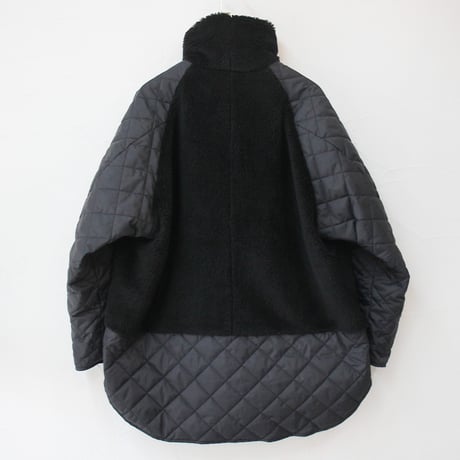 anme アンヌ　BOA/QUILT useful coat　#ブラック　【送料無料】