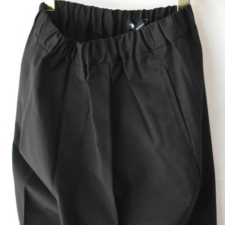 TRAVAIL MANUEL トラバイユマニュアル ブリティッシュツイルズートパンツ　#ブラック