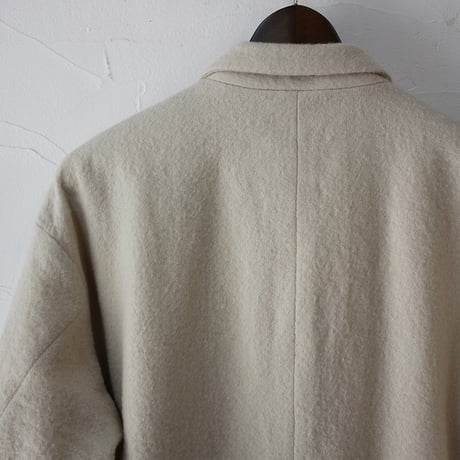 ASEEDONCLOUD アシードンクラウド　Foggy wool Sankayo jacket #off white 【送料無料】