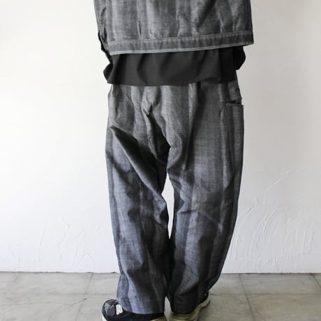 FUNSET OF ART ファンセットオブアート　シャドーデニムニッカークライミングパンツ　#black