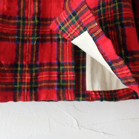atelier naruse アトリエナルセ　ウールコットンタータンチェックテーラードジャケット wool cotton tartan check tailored jacket