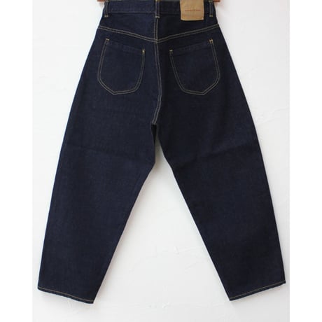 **またまたまた再入荷** sasanqua by trees  Loose Tapered Denim ルーズテーパードデニム　#one wash 【送料無料】