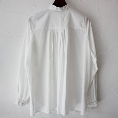 **再入荷** amne アンヌ　BROAD frilled blouse ブロードフリルブラウス【送料無料】