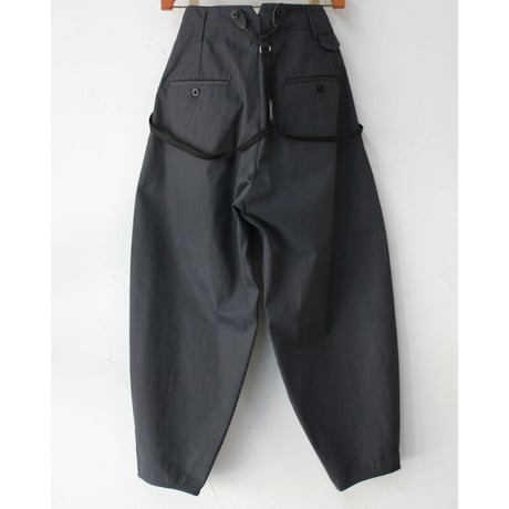 ASEEDONCLOUD アシードンクラウド　Clergyman cloth Clergyman trousers #チャコール