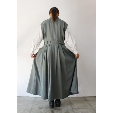ASEEDONCLOUD アシードンクラウド　Hiraeth wool chambrey Hiraeth work coat ＃Light  green