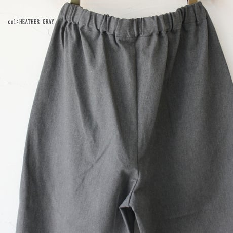 **またまた再入荷** TRAVAIL MANUEL トラバイユマニュアル　コンパクトチノストレッチバームパンツ　#杢グレー、ブラック