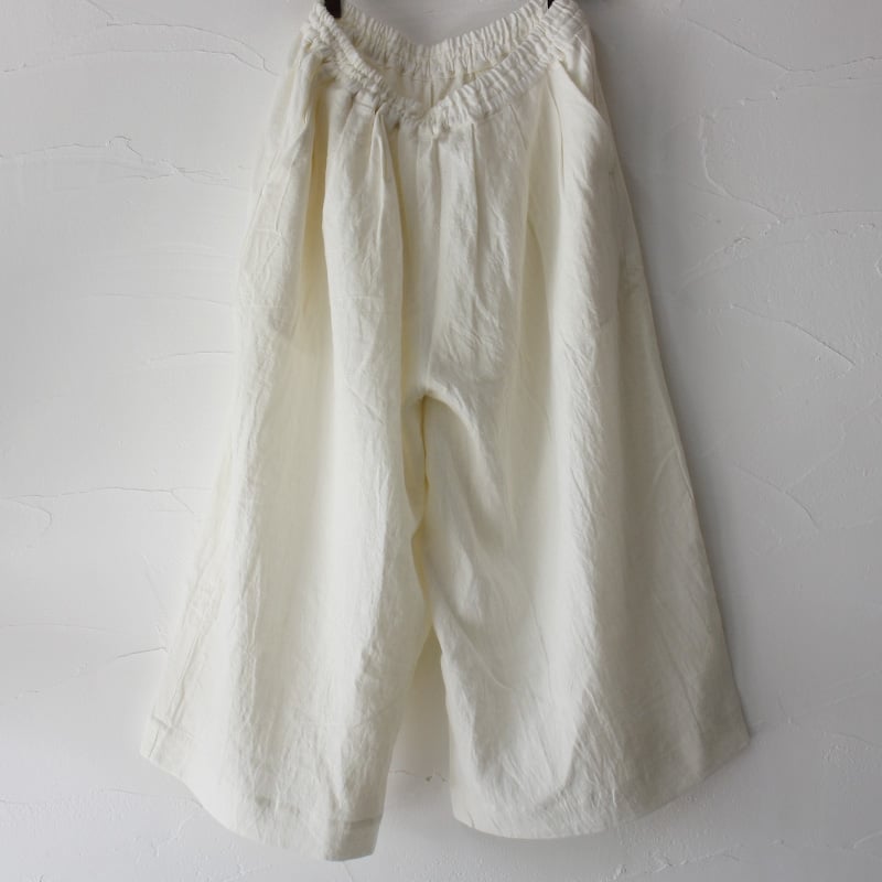 またまた再入荷** LinenYa リネンヤ リネンワイドキュロット