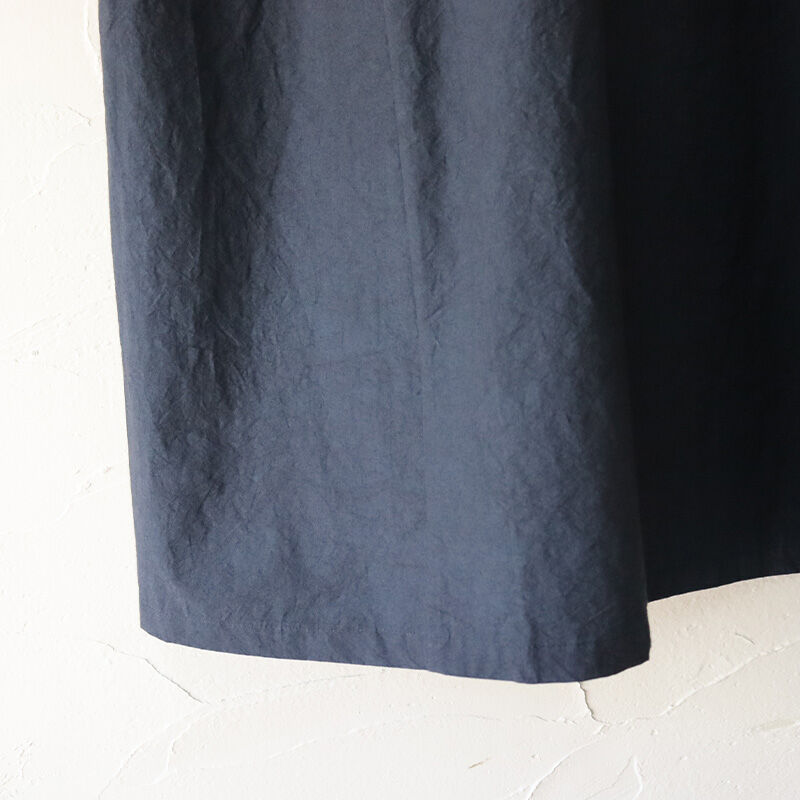 Linenya リネンヤ スリットネックワンピース #ライトグレー Linenya リネンヤ スリットネックワンピース #ライトグレー