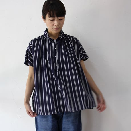 ARTE POVERA アルテポーヴェラ　C/Siストライプバルーンシャツ　#ホワイト、ネイビー　【送料無料】
