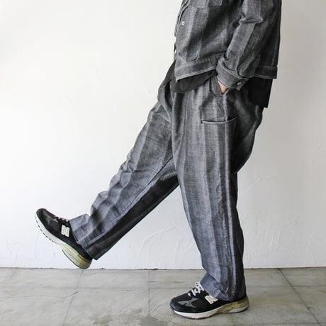 FUNSET OF ART ファンセットオブアート　シャドーデニムニッカークライミングパンツ　#black