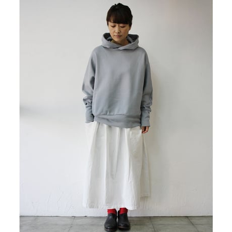 **またまた再入荷**　Linenya リネンヤ　コットンスウェットドルマンパーカー　#ピンク、サックスブルー、カーキ　【送料無料】