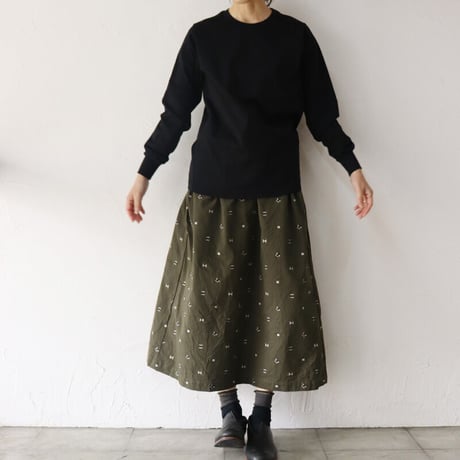 atelier naruse アトリエナルセ　バスクコットンカットソー（長袖）　basque cotton cut&sewn（long sleeves）