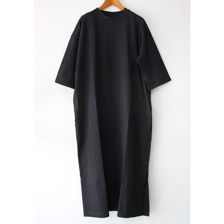 Linenya リネンヤ　Tシャツワンピース　#ライトグレー、ベージュ、ネイビー、ブラック