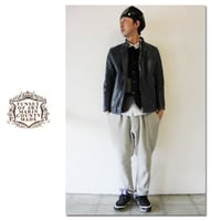 **再入荷**FUNSET OF ART ファンセットオブアート　IDGレザーCAFEライダーズジャケット　♯インディゴ　【送料無料】