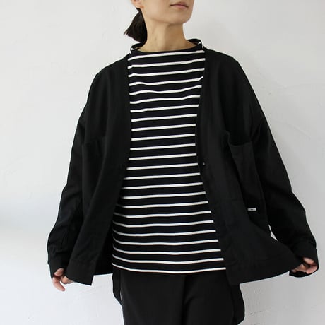 amne アンヌ　DRAPEY cardigan #アイボリー、ブラック　【送料無料】