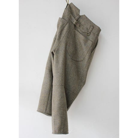 ASEEDONCLOUD アシードンクラウド　Hyouryushi herringbone Lighthouse Trousers #Beige 【送料無料】