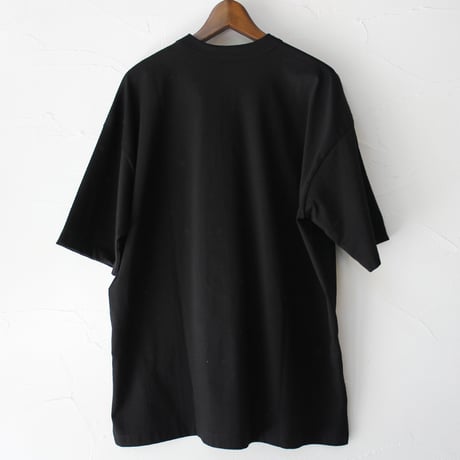 TRAVAIL MANUEL トラバイユマニュアル　ミディ天竺BIGスリットTシャツ　 #ホワイト、ブラック