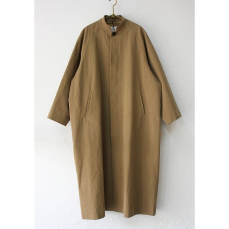 atelier naruse アトリエナルセ　コットンヘンプスタンドカラーコート｜cotton-hemp stand collar coat　【送料無料】