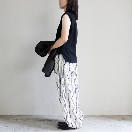 ASEEDONCLOUD アシードンクラウド　Festival cloth Kafusho trousers ＃off white　【送料無料】