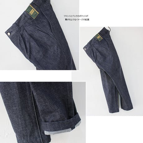 ASEEDONCLOUD HandWerker アシードンクラウド　Denim Seeding grower trousers　#INDIGO