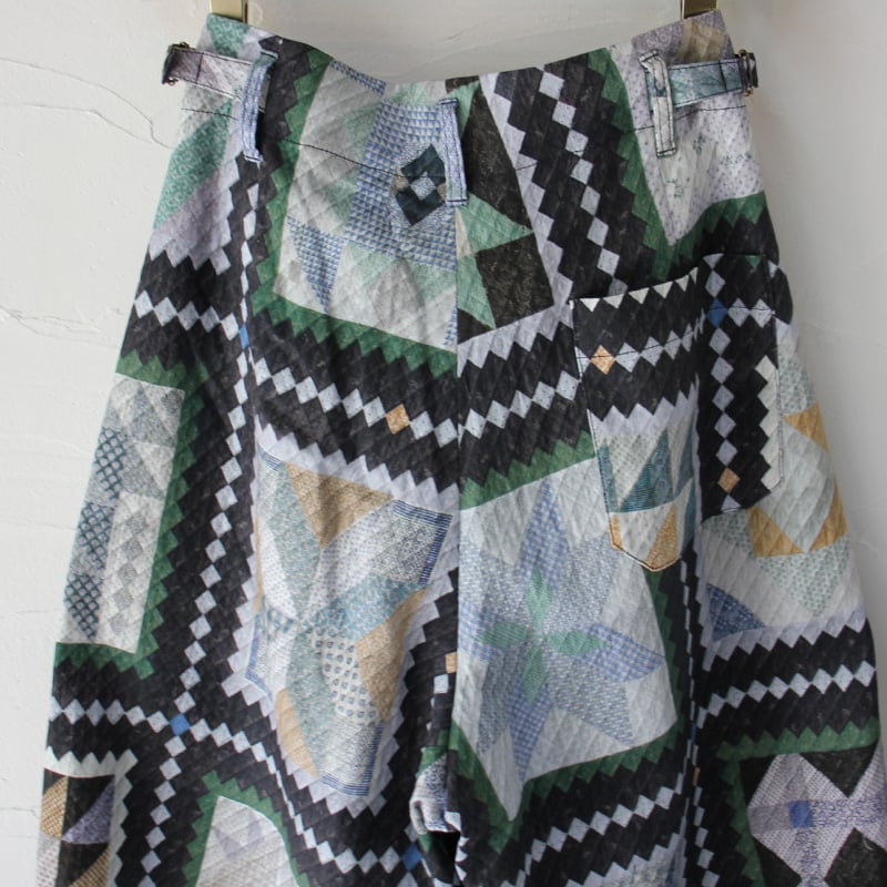 ASEEDONCLOUD アシードンクラウド Mosaic quilt print Jyunr