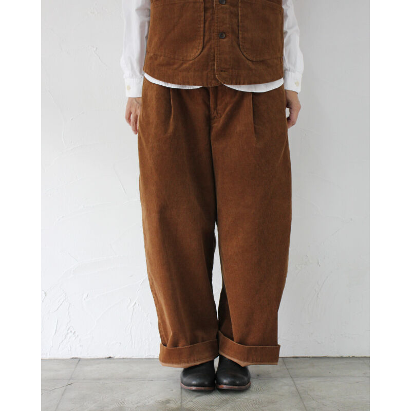 こ*ぱ様 サザンカバイツリーズ　チノクロスバナナトラウザー sasanqua by trees / サザンカバイツリーズ チノクロスバナナ