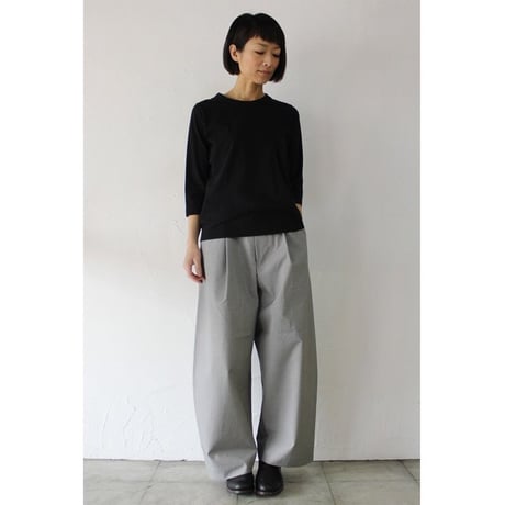 **2025秋冬分到着** homspun ホームスパン　30/1天竺7分袖Tシャツ