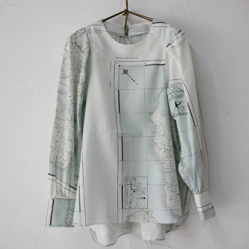 ASEEDONCLOUD アシードンクラウド Hiraeth map print Zephyr