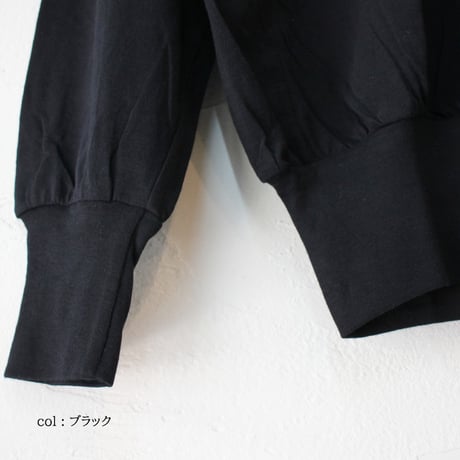 **2025a/w分到着** homspun ホームスパン　60/1天竺ハイネックプルオーバー　#サラシ、TOPグレー、TOPチャコール、ブラック