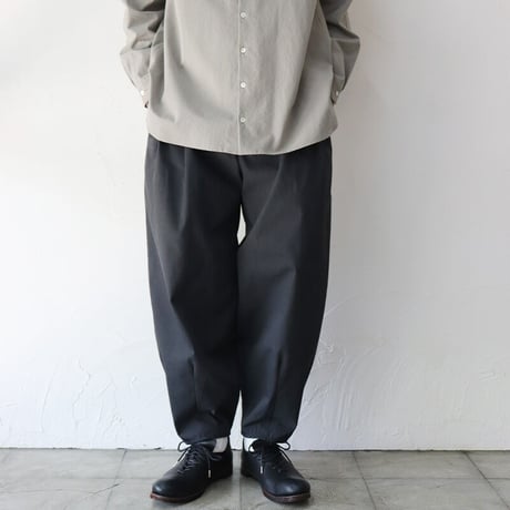 ASEEDONCLOUD アシードンクラウド　Clergyman cloth Clergyman trousers #チャコール