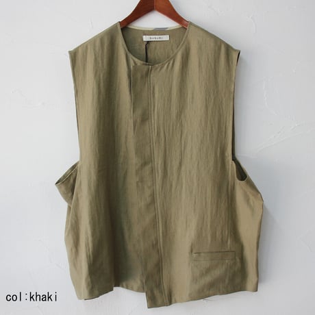 SUSURI ススリ　ディグベスト　#navy , khaki , celadon 　【送料無料】