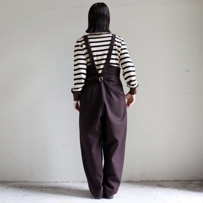 atelier naruse アトリエナルセ cotton wool boarder knit