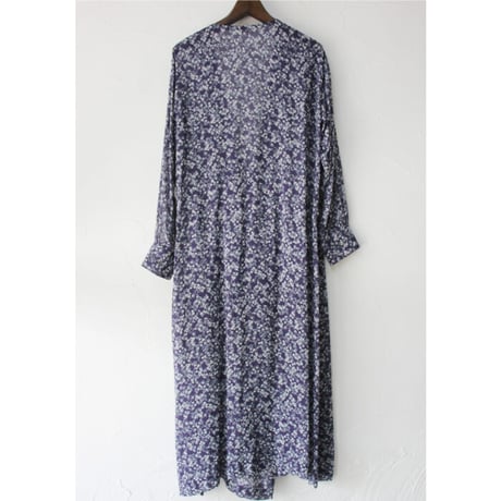 atelier naruse アトリエナルセ　デヴォ社～mini flower～カシュクールワンピース　#ネイビー