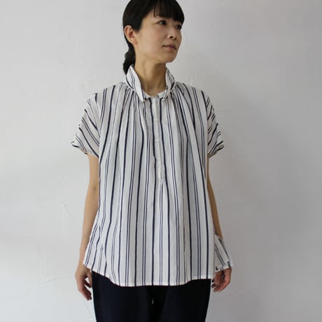 ARTE POVERA アルテポーヴェラ　C/Siストライプバルーンシャツ　#ホワイト、ネイビー　【送料無料】