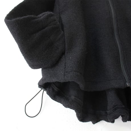 maomade マオメイド　圧縮ウール バックギャザー ジャケット　#ネイビー、ブラック
