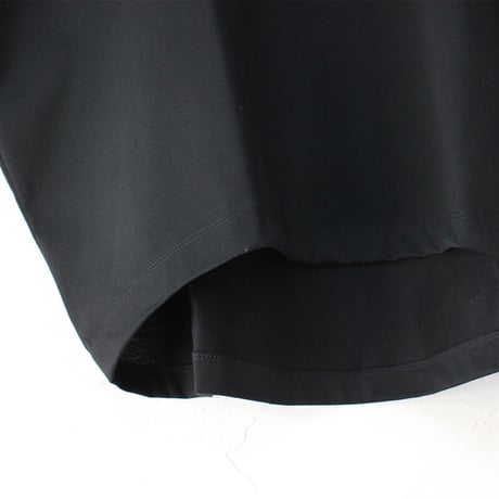 **再入荷** TRAVAIL MANUEL トラバイユマニュアル　コンパクト天竺コクーンTシャツ　#グレー、ブラック、チャコールブラウン