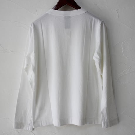 **再入荷**　homspun ホームスパン　30/1天竺長袖Tシャツ　♯サラシ、サックス、ダークグリーン、ブラック