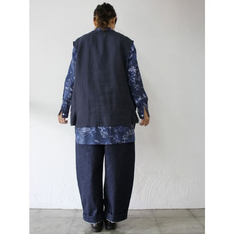 SUSURI ススリ　ディグベスト　#navy , khaki , celadon 　【送料無料】