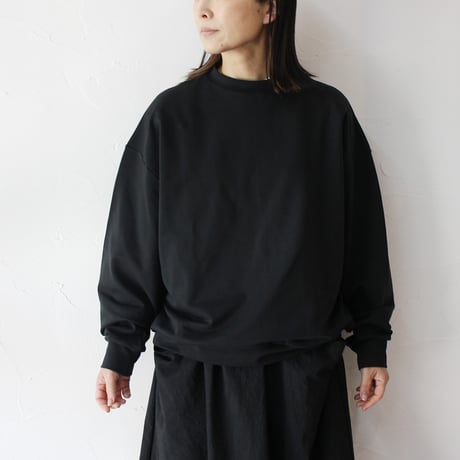 **再々入荷** Linenya リネンヤ ドルマントレーナー　#ブラック、セージ、ベージュ　【送料無料】