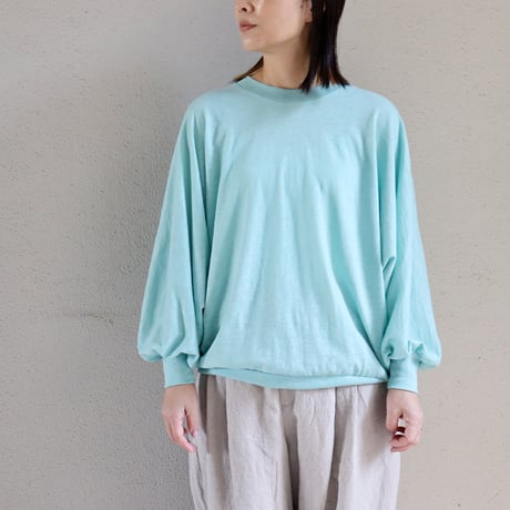 atelier naruse アトリエナルセ　コットンスラブバルーンカットソー　cotton slub balloon cut&sewn
