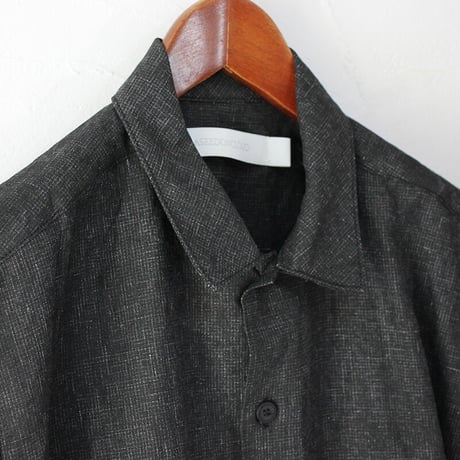 **再入荷** ASEEDONCLOUD　アシードンクラウド　Ash dyeing linen sakurashi jumpsuit  #ブラック　【送料無料】
