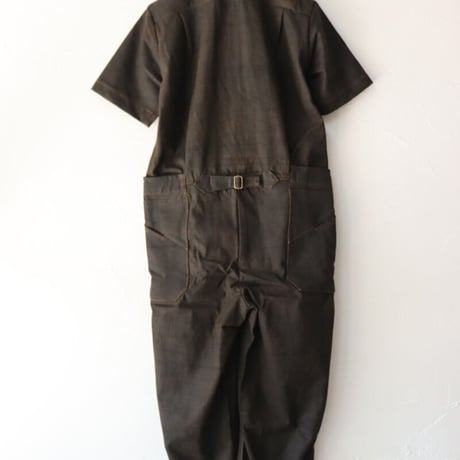ASEEDONCLOUD アシードンクラウド　Immunity cloth Crafter jumpsuit　#dark brown 　【送料無料】