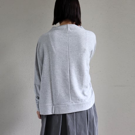 maomade マオメイド　やわらかスウェード裏毛モックワイドプルオーバー　【送料無料】