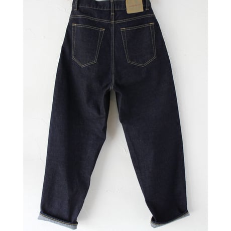 sasanqua by trees サザンカバイツリーズ　high rise loose taperd denim　ハイライズルーズテーパードデニム  #ivory , one wash