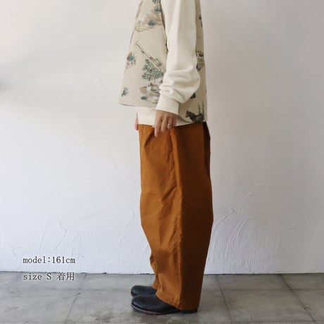 ASEEDONCLOUD アシードンクラウド　Old functional cloth Kiokushi trousers  #キャメル、ダークグリーン　【送料無料】