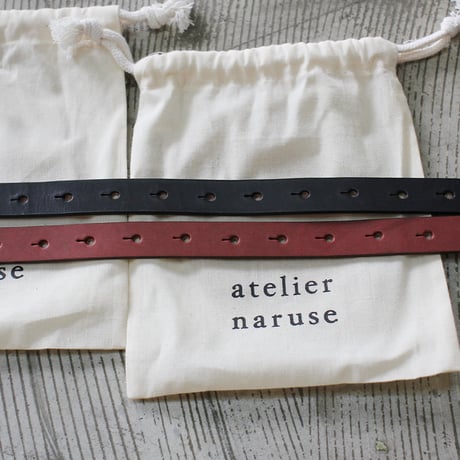**またまた再入荷** atelier naruse アトリエナルセ　giboshi “middle” belt　ギボシミドルベルト